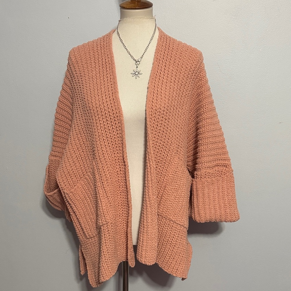 POL Women's Cardigan - Soft Peach